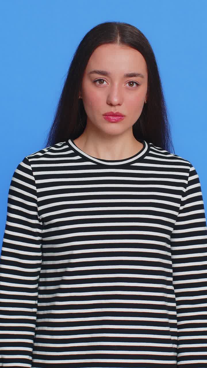 Woman having quarrel irritation displeasure blaming scolding for failure asking why this happened