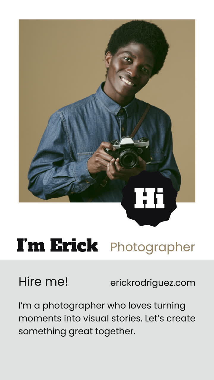 Photographer Portrait