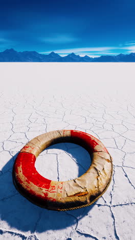 salvavidas en el desierto