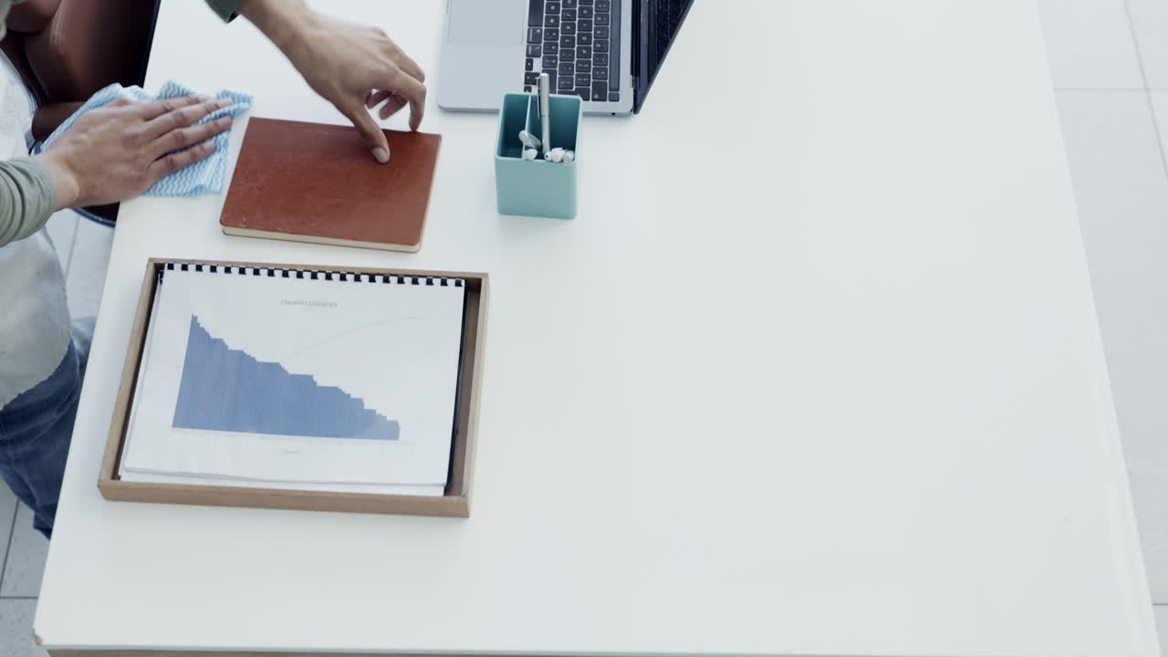 limpiador, escritorio para limpiar las manos