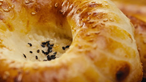 close-up of a delicious, freshly baked bread