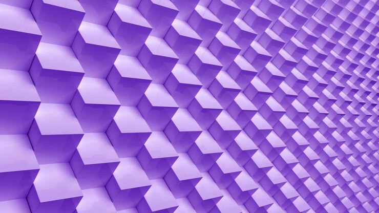4K Abstract Looped Cubic Background