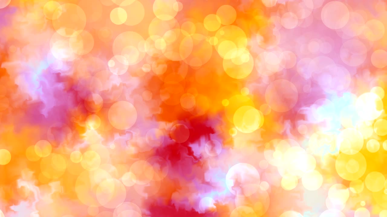 따뜻한 물의 색 흐름