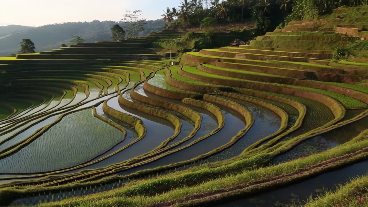 Majestic Rice Terraces Landscape