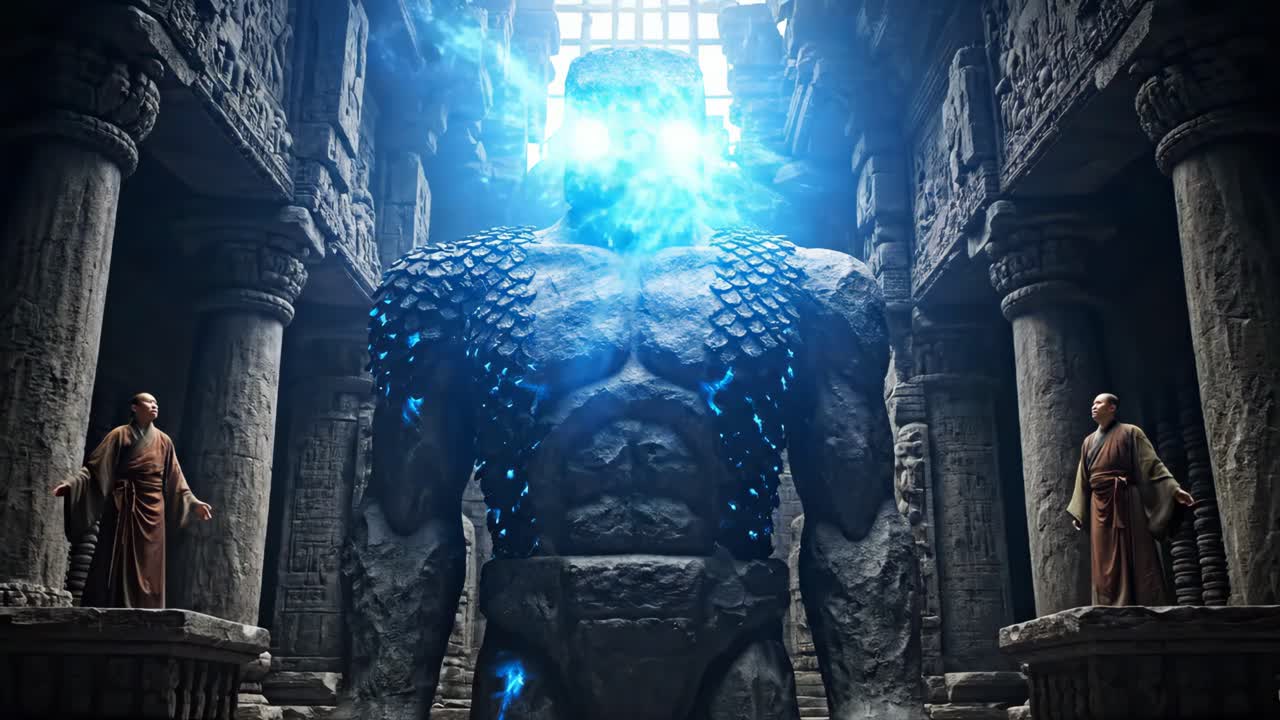 Ancient Stone Guardian Temple