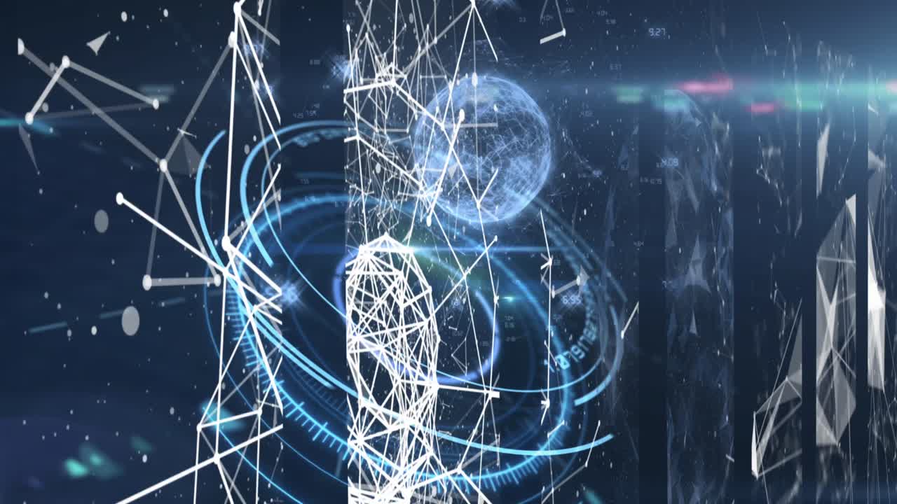 지구 회전에 대한 연결 네트워크