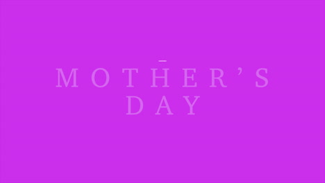 texto moderno del día de la madre sobre degradado púrpura de moda