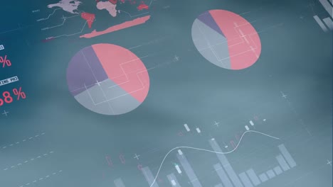 Animation-Der-Statistischen-Datenverarbeitung-Vor-Grünem-Hintergrund