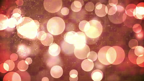 animation of glowing light spots moving over dak background