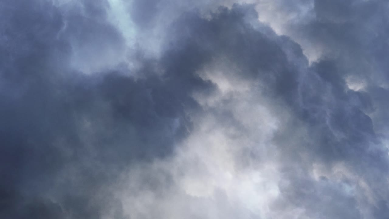 thunderstorm, Storm sky covered in dark clouds