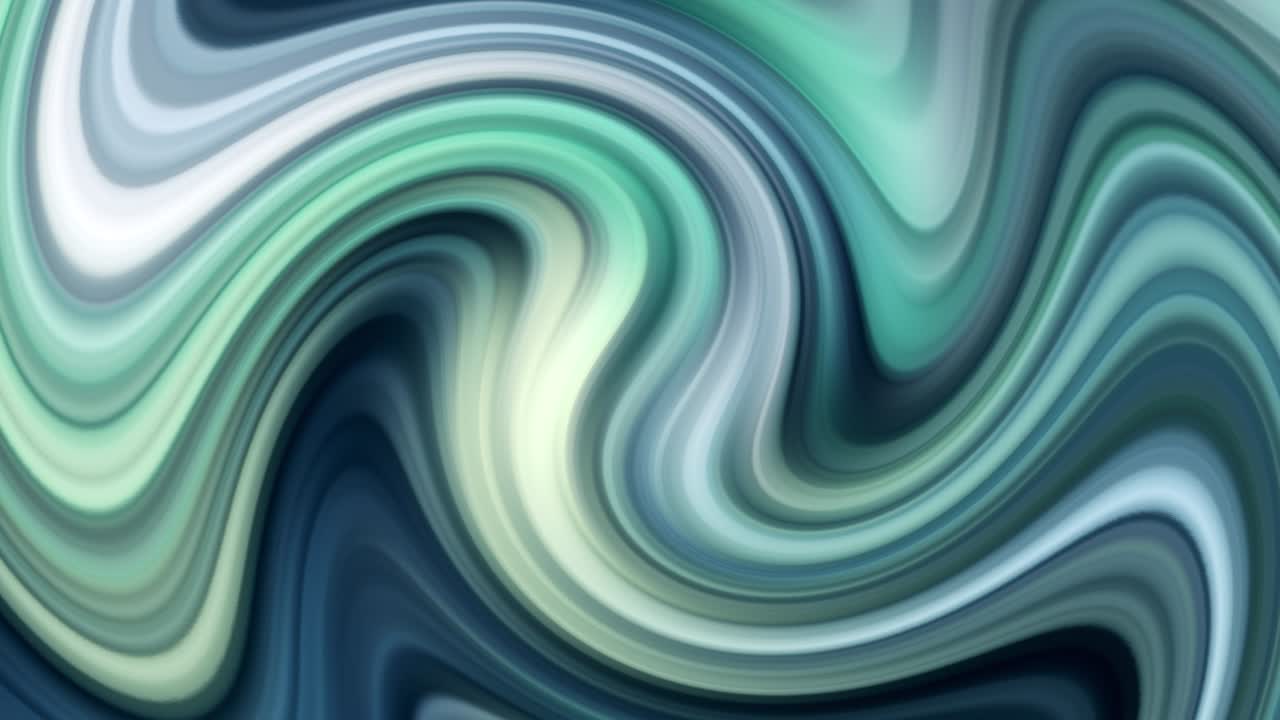 Abstract seamless loop elegant blue green color diagonal circle swirl twisted gradient animation design background concept. Futuristic geometric patterns fluid trendy motion background design.