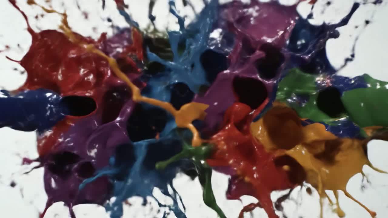 Colorful Paint Explosions