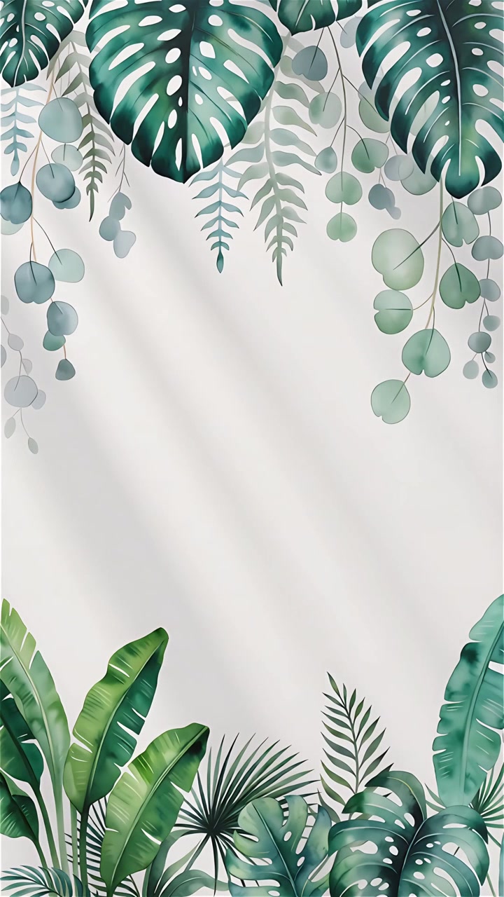 Tropical Summer Background Animation 4K
