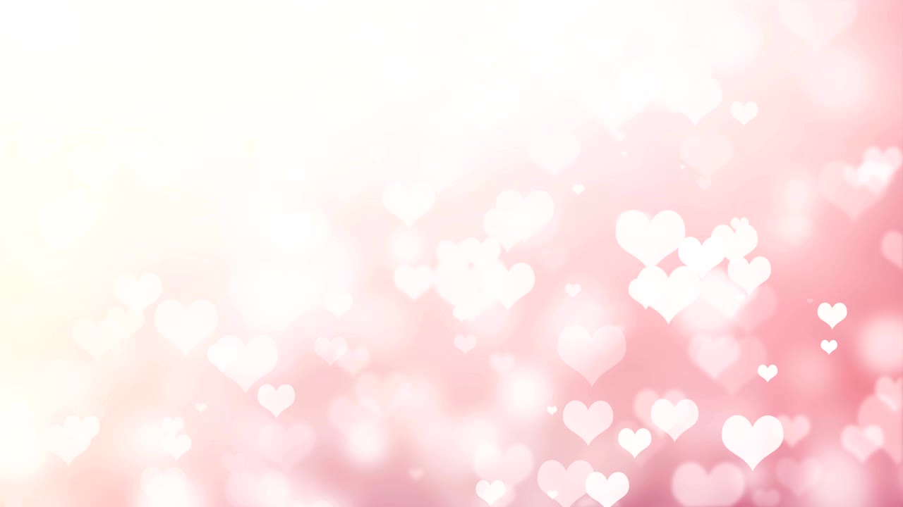 abstracto corazones rosados de san valentín fondo -4k