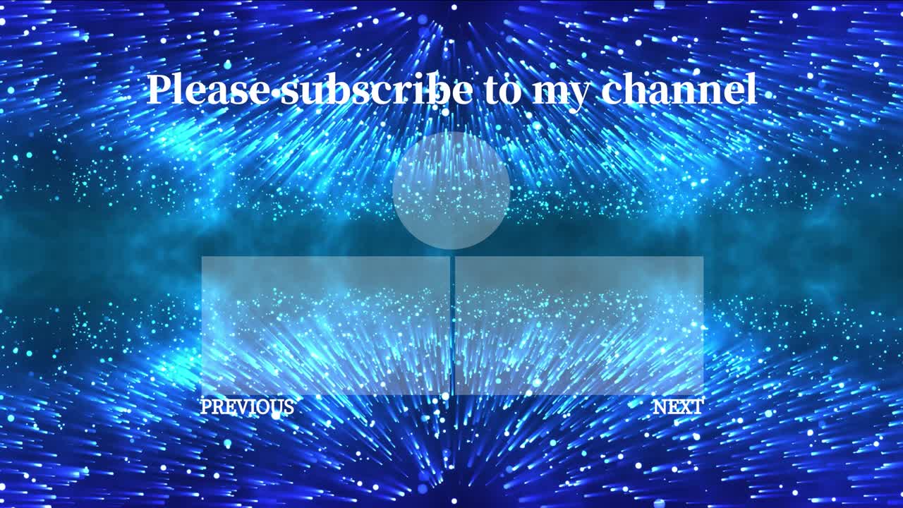 환상적인 라이트 엔드 카드 엔딩 스크린 모션 그래픽