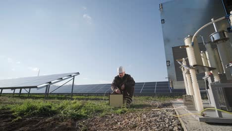 execution of electrical measuring works on the power transformer