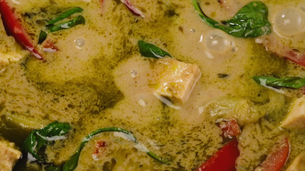 Close-up of Green Curry