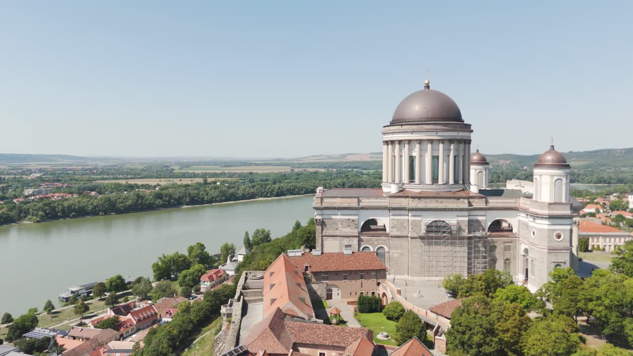 Esztergom Basilica and Danube River