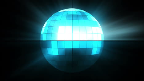 Blue-disco-ball