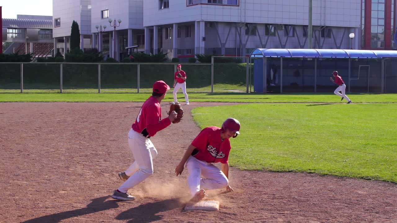 Partita di baseball in corso