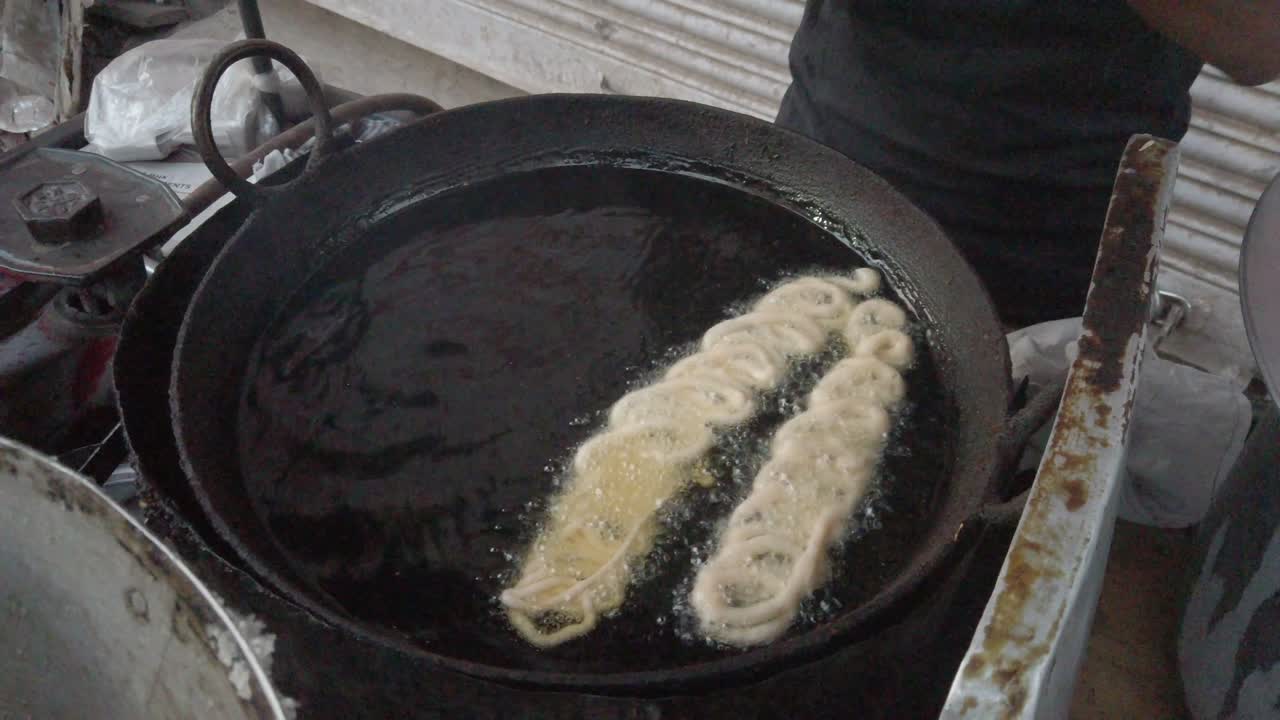 comida vegetariana popular en las calles del subcontinente indio