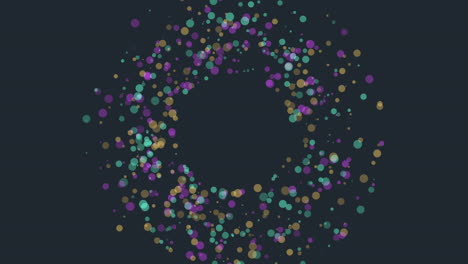 Colorful-dotted-circle-on-dark-background-intricate-arrangement-of-varying-sizes-and-spacing