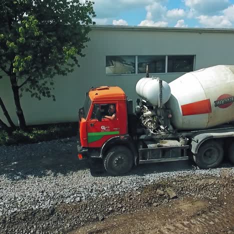 machinery during construction work