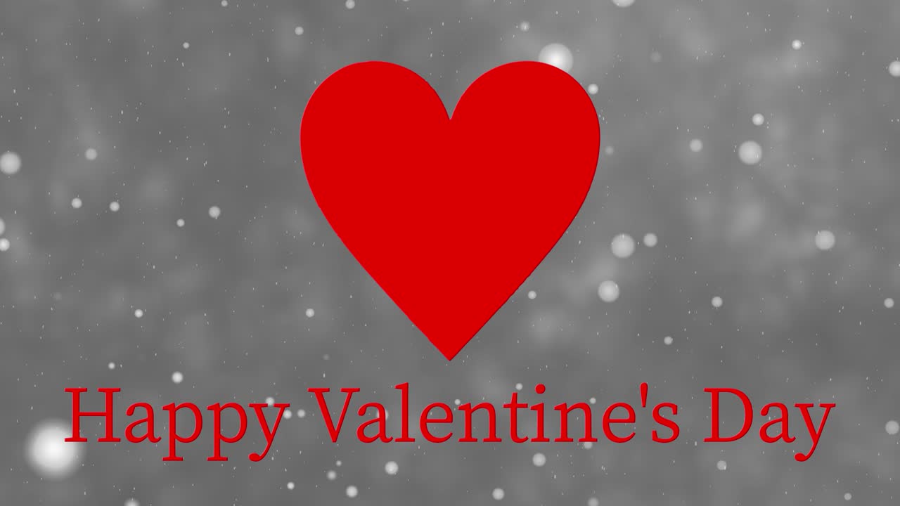 mensaje de valentín texto animación gráficos de movimiento