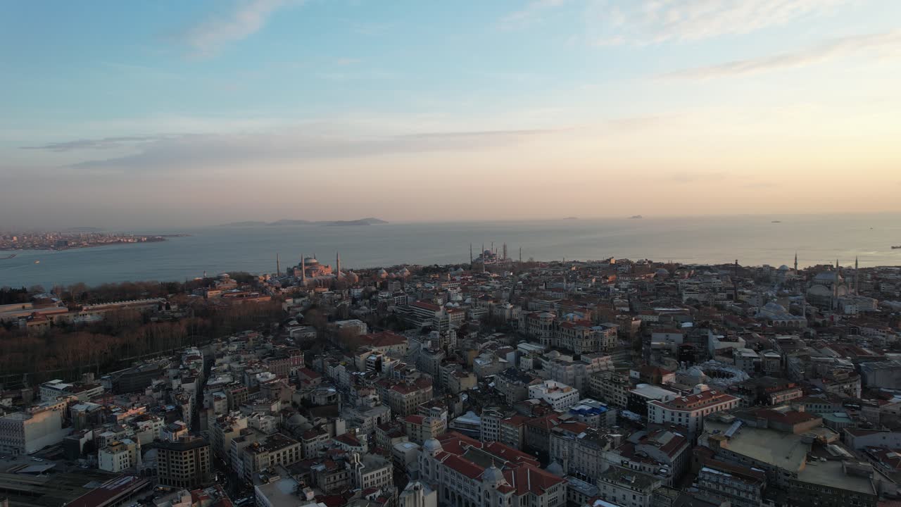 península histórica de hagia sophia
