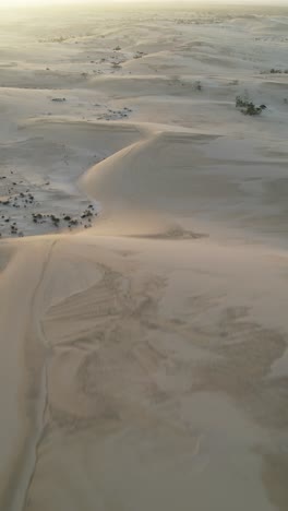 spain canary islands fuerteventura aerial view of road crossing corralejo dunes