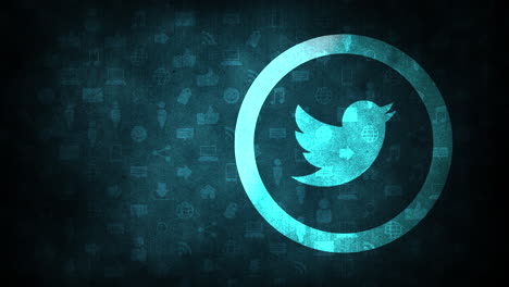 Bewegungssymbole-Des-Sozialen-Netzwerks-Twitter-Auf-Einfachem-Hintergrund-2