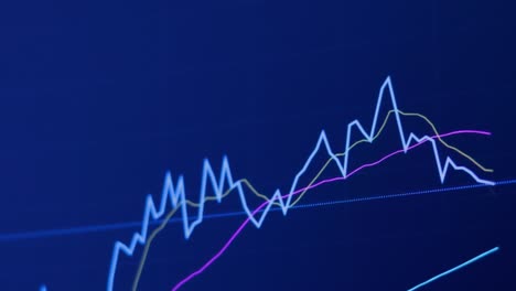 antecedentes del gráfico de divisas y acciones