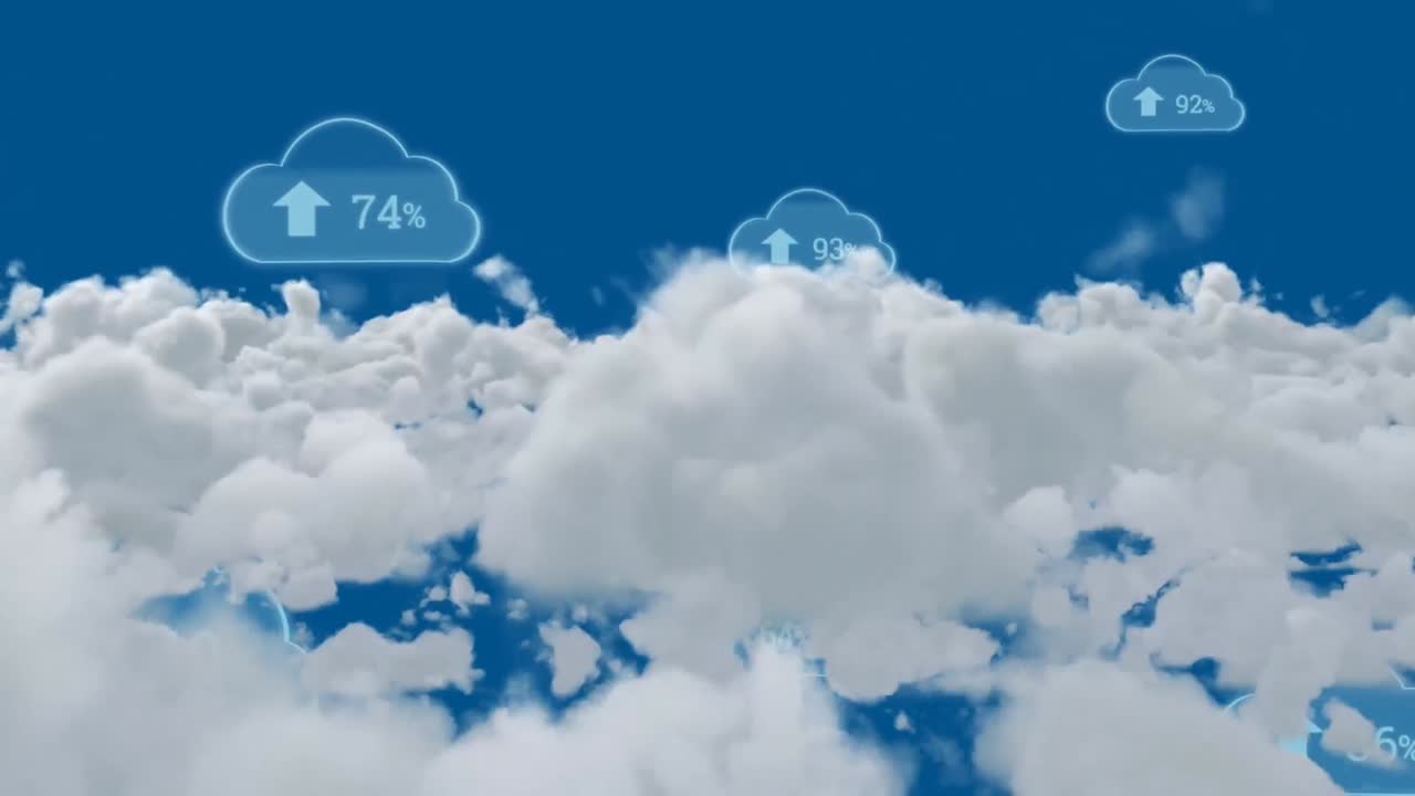 디지털 클라우드에 업로드합니다.