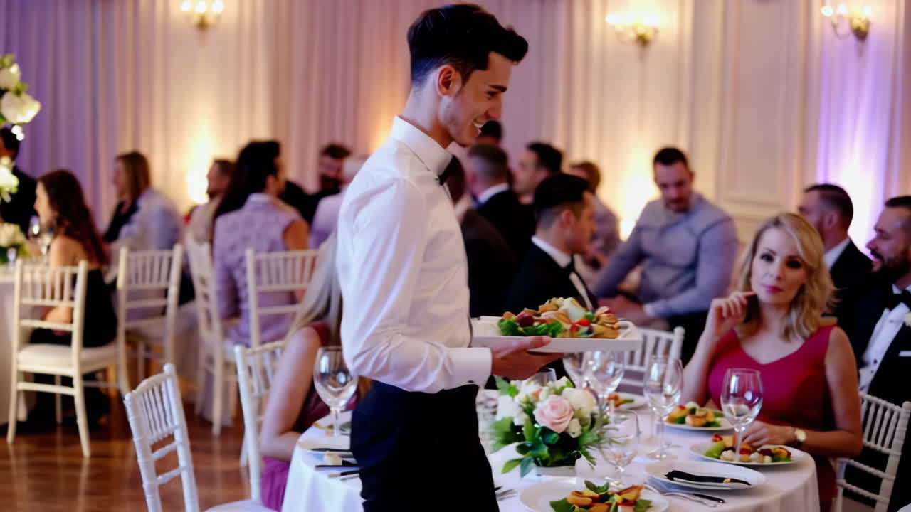 Wedding Reception Dinner Service