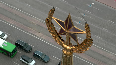 soviet era monument in the city