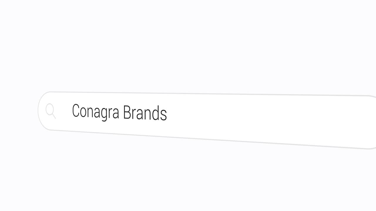 Søger efter Conagra Brands på søgemaskinen