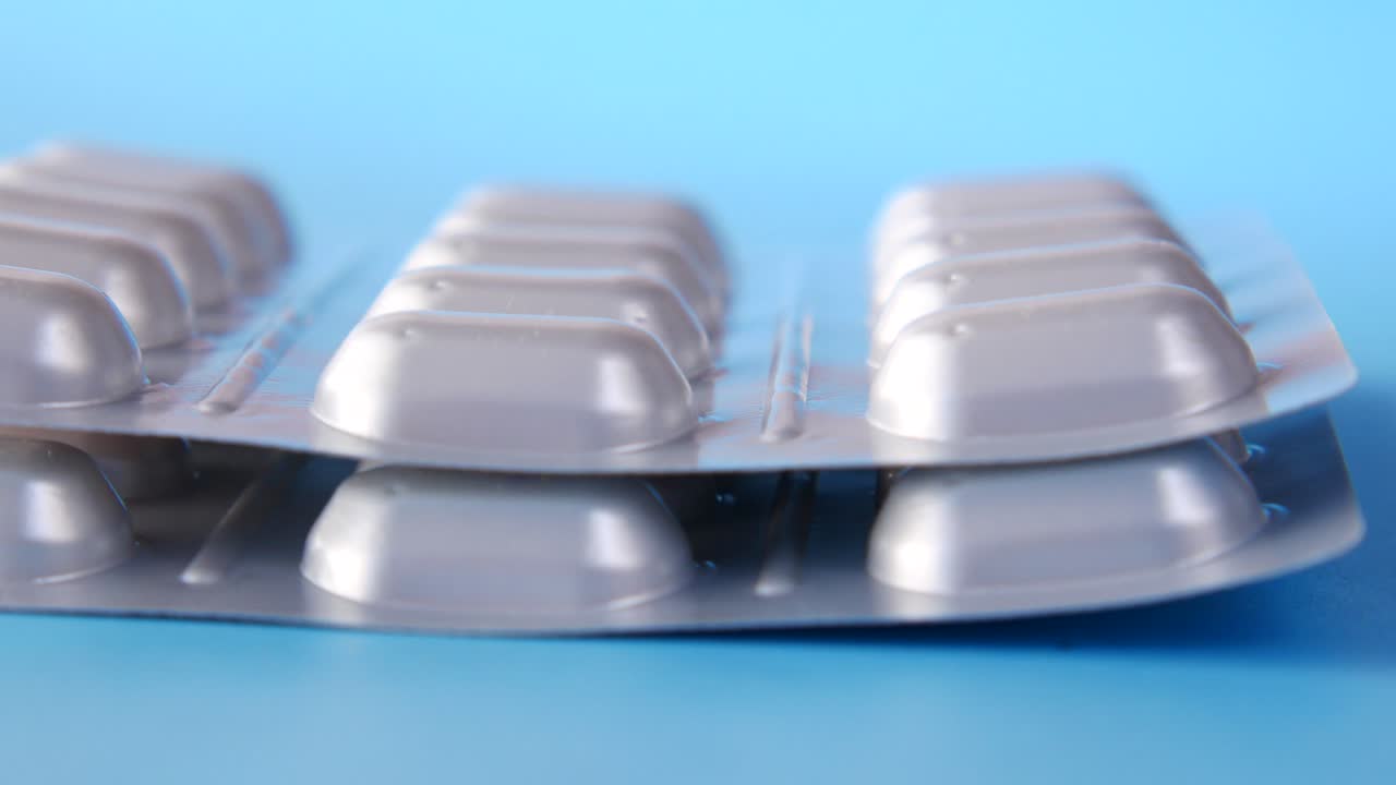 약의 블리스터 패키지