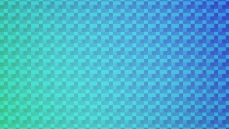 modern geometric pattern with squares in rows on blue gradient