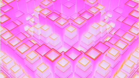 patrón geométrico abstracto rosa y amarillo
