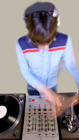 female dj vertical video