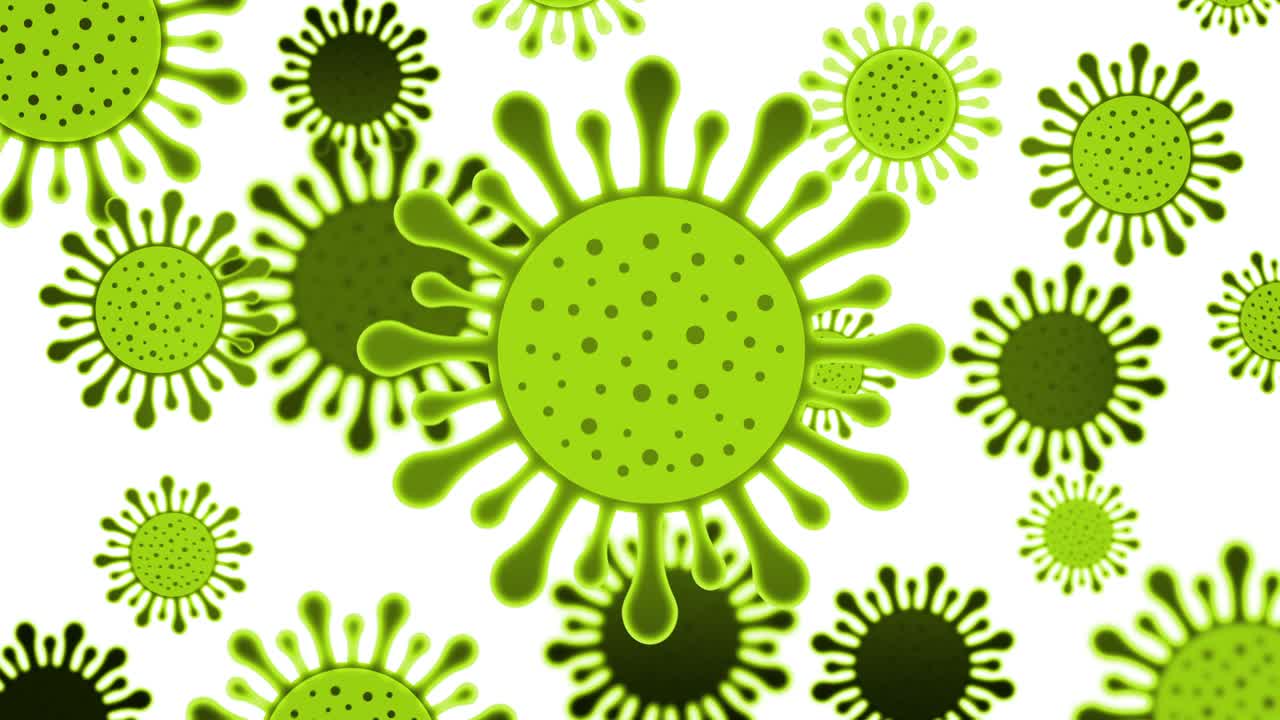 elementos del bucle de fondo del virus de la corona