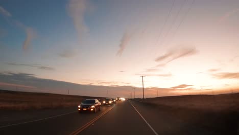 A-very-fast-drive-past-traffic-in-hyper-lapse