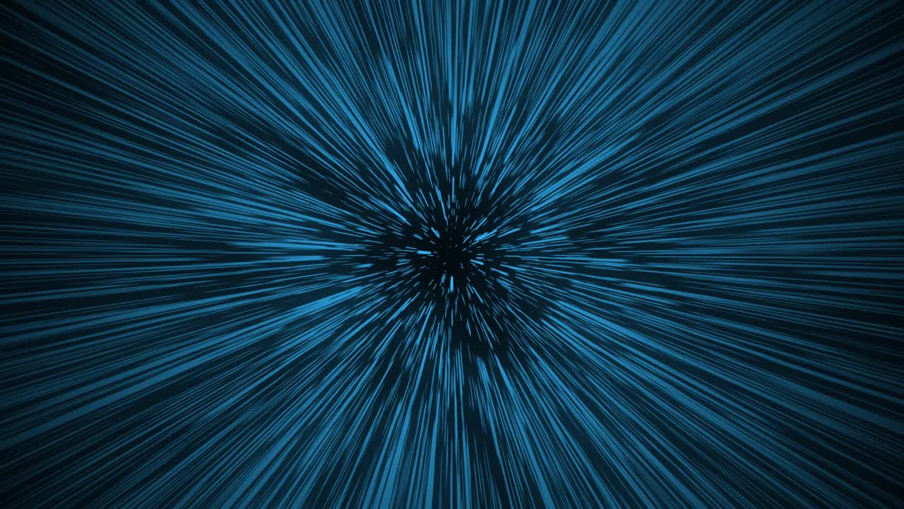 Flying through the stars background.