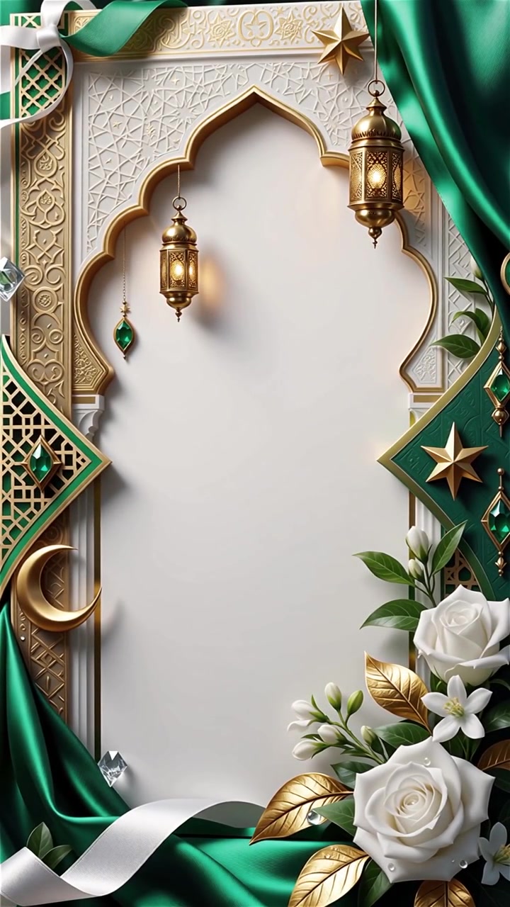 Compleanno del Profeta Maometto Mawlid al-Nabi Sfondo Islamico