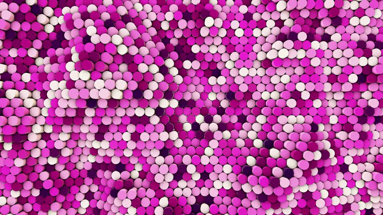 3d wavy tubes background