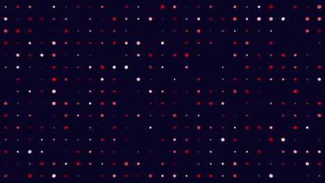 Dots-pattern-with-neon-color-in-dark-space