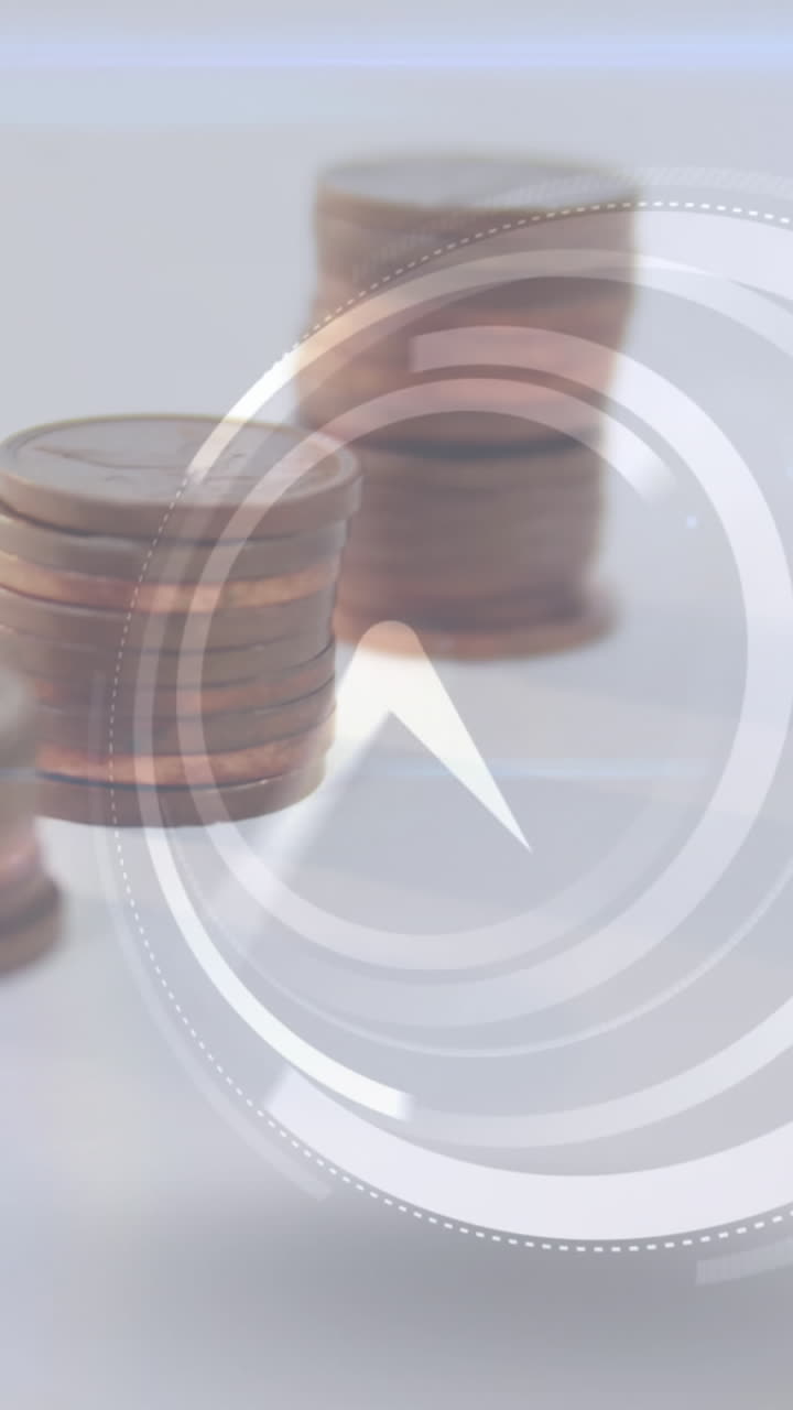 animación del reloj sobre las monedas