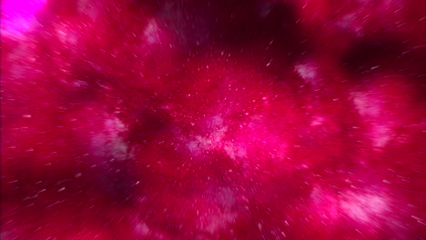 esfera roja audaz y animada con un fondo rosado vibrante