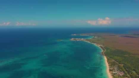 west coast of jamaica from a height of 400 meters. negril.