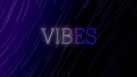 Animation-of-neon-vibes-text-banner-over-light-trails-against-blue-gradient-background